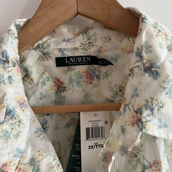 NWT Women’s XXL Ralph Lauren floral western shirt - Picture 2 of 3